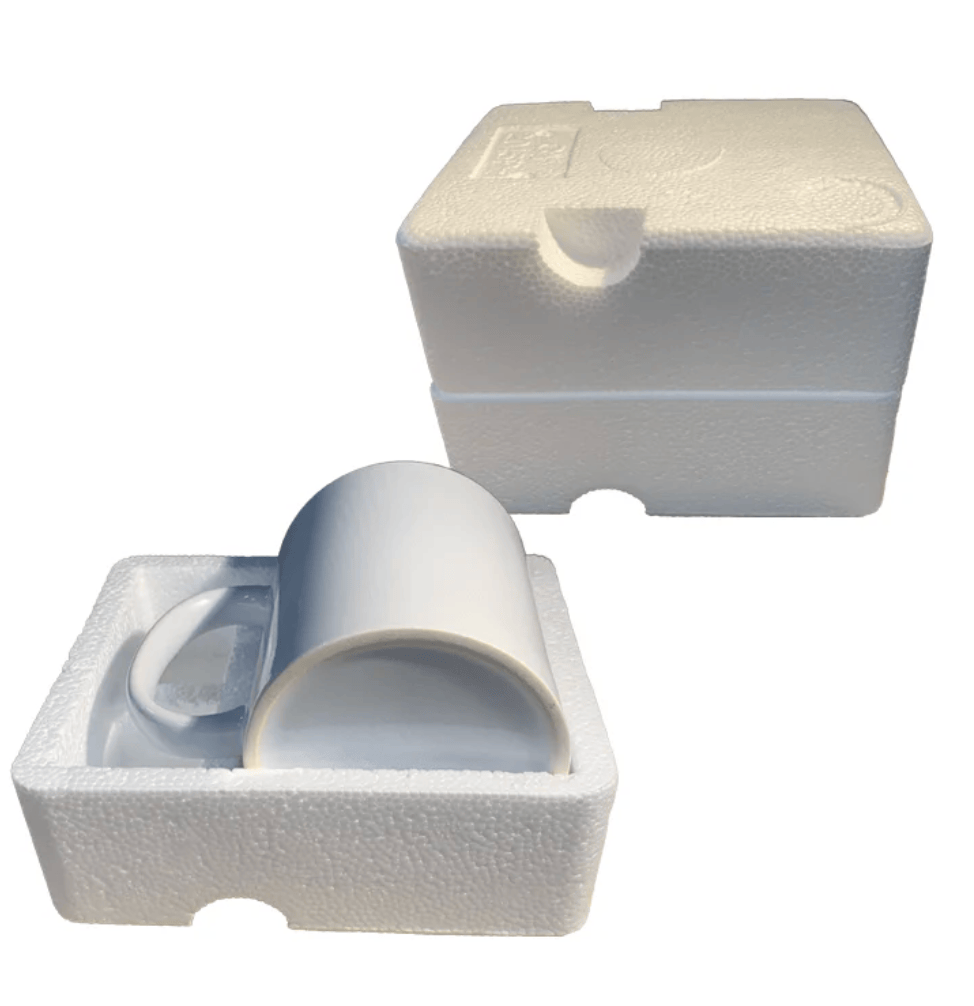 Satz mit 36 weißen Bechern zum Sublimieren – Keramikbecher 330 ml