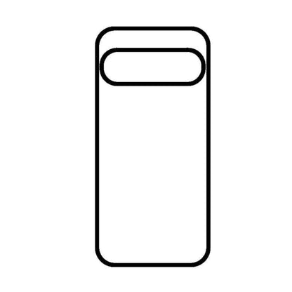 Hülle Sublimation Google Pixel - Schwarzer Rand Google Pixel Fold Faltbar