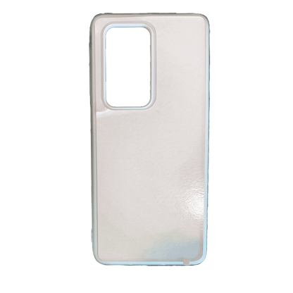 Coque sublimation 2D TPU pour Huawei P50, P40 Pro, P40 Lite 5G, P40, P30, P20, P10, P9, P8, P Smart. La plaque arrière en aluminium dédiée à la sublimation permet la personnalisation de la coque.