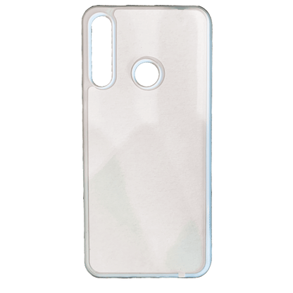 Coque sublimation 2D TPU pour Huawei Y9 Prime, Y9, Y7 Pro, Y7, Y6, Y5. La plaque arrière en aluminium dédiée à la sublimation permet la personnalisation de la coque.
