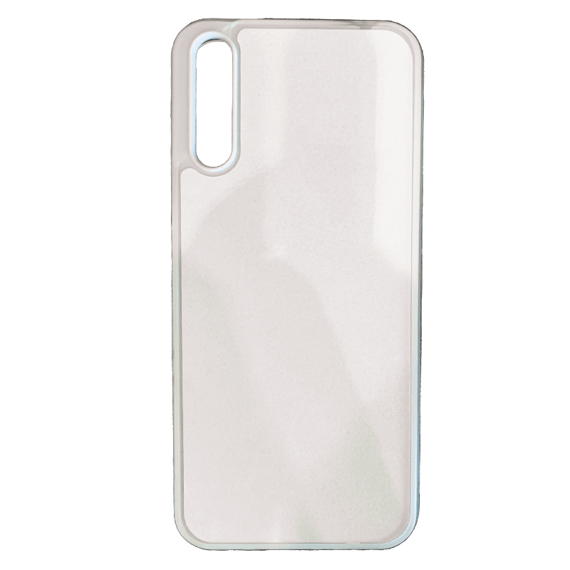 Coque sublimation 2D TPU pour Huawei Y9 Prime, Y9, Y7 Pro, Y7, Y6, Y5. La plaque arrière en aluminium dédiée à la sublimation permet la personnalisation de la coque.