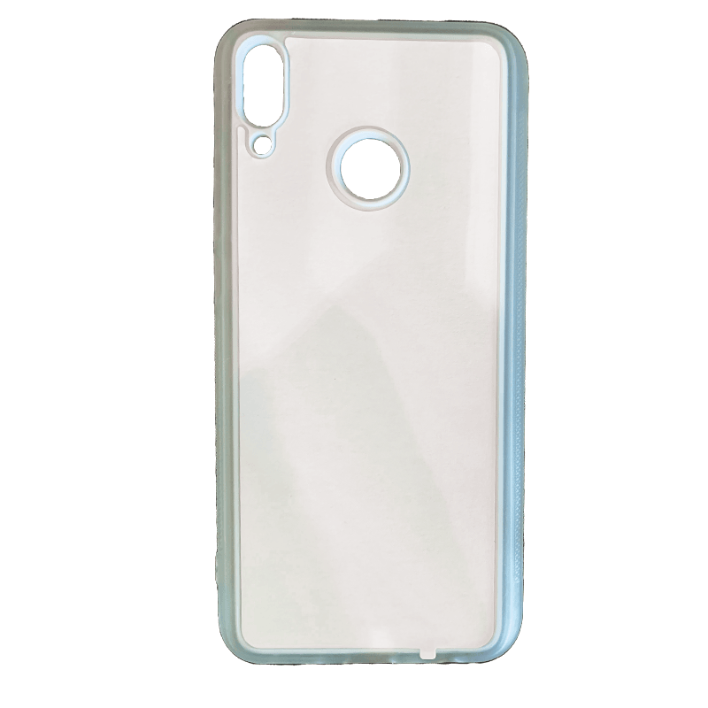Coque sublimation 2D TPU pour Huawei Y9 Prime, Y9, Y7 Pro, Y7, Y6, Y5. La plaque arrière en aluminium dédiée à la sublimation permet la personnalisation de la coque.
