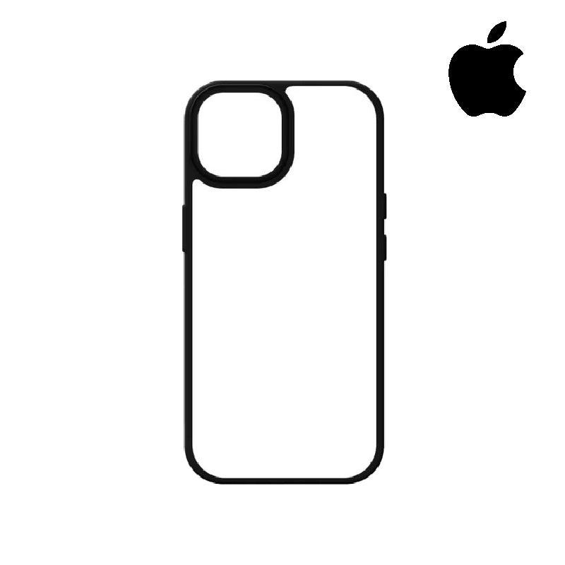 Coque sublimation 2D TPU pour Apple iPhone 15 Pro Max, 15 Pro, 15 Plus. La plaque arrière en aluminium dédiée à la sublimation permet la personnalisation de la coque.