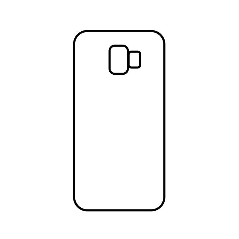 Coque sublimation 2D TPU pour Samsung Galaxy J8, J7, J6 Plus, J6, J5, J4 Prime, J4, J3, J2. La plaque arrière en aluminium dédiée à la sublimation permet la personnalisation de la coque.