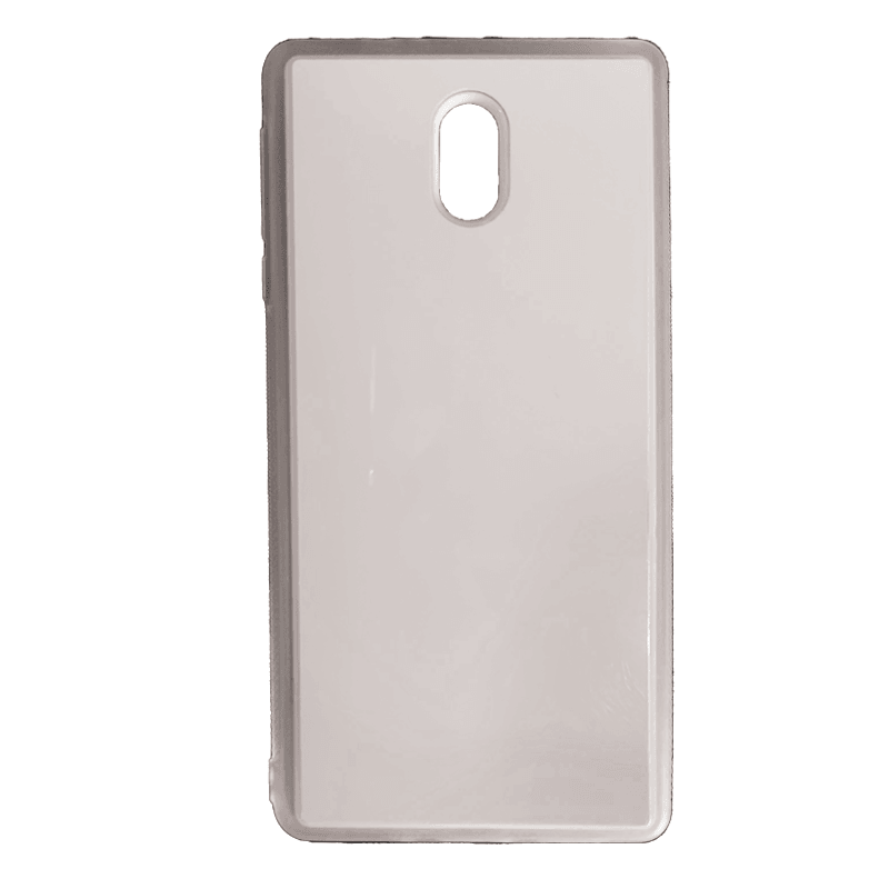 Coque sublimation 2D TPU pour Nokia 6, 3. La plaque arrière en aluminium dédiée à la sublimation permet la personnalisation de la coque.