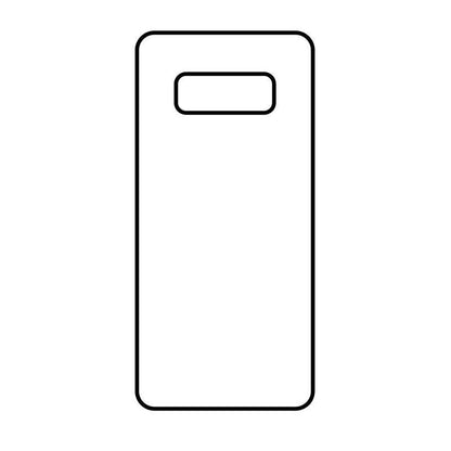 Coque sublimation 2D TPU pour Samsung Galaxy Note 20 Ultra, 20 10 Pro, 10, 9, 8. La plaque arrière en aluminium dédiée à la sublimation permet la personnalisation de la coque.