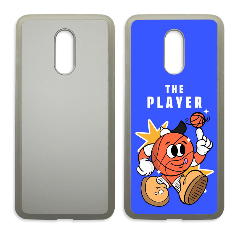 Coque sublimation 2D TPU pour OnePlus 7. La plaque arrière en aluminium dédiée à la sublimation permet la personnalisation de la coque.