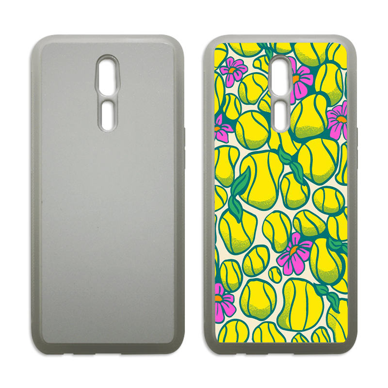 Coque sublimation 2D TPU pour Oppo Reno 6 5G, 6 Pro, Z. La plaque arrière en aluminium dédiée à la sublimation permet la personnalisation de la coque.