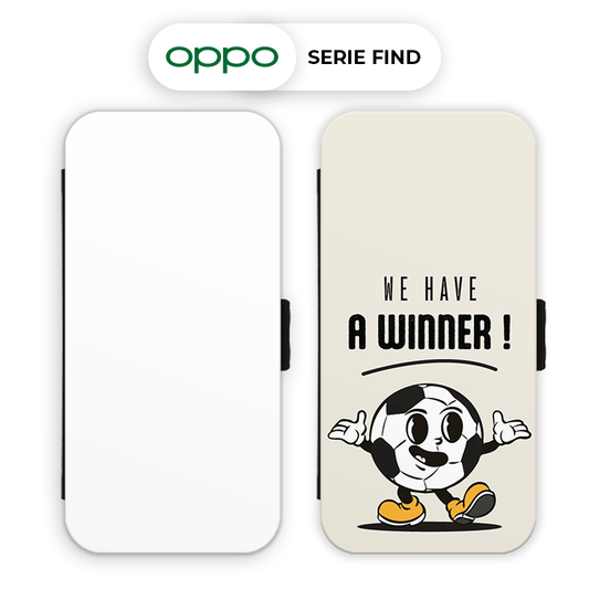 Etui 2D TPU pour Oppo Serie Find. La face avant est la partie qui peut être imprimée.