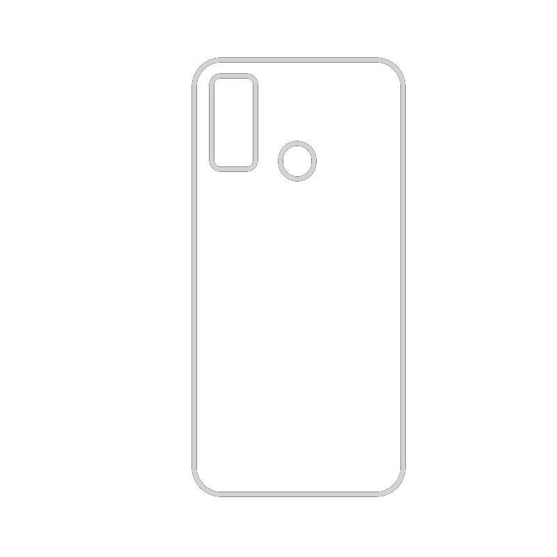 Coque sublimation 2D TPU pour Huawei P50, P40 Pro, P40 Lite 5G, P40, P30, P20, P10, P9, P8, P Smart. La plaque arrière en aluminium dédiée à la sublimation permet la personnalisation de la coque.