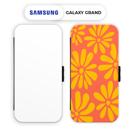 Etui 2D TPU pour Samsung Galaxy Grand. La face avant est la partie qui peut être imprimée.