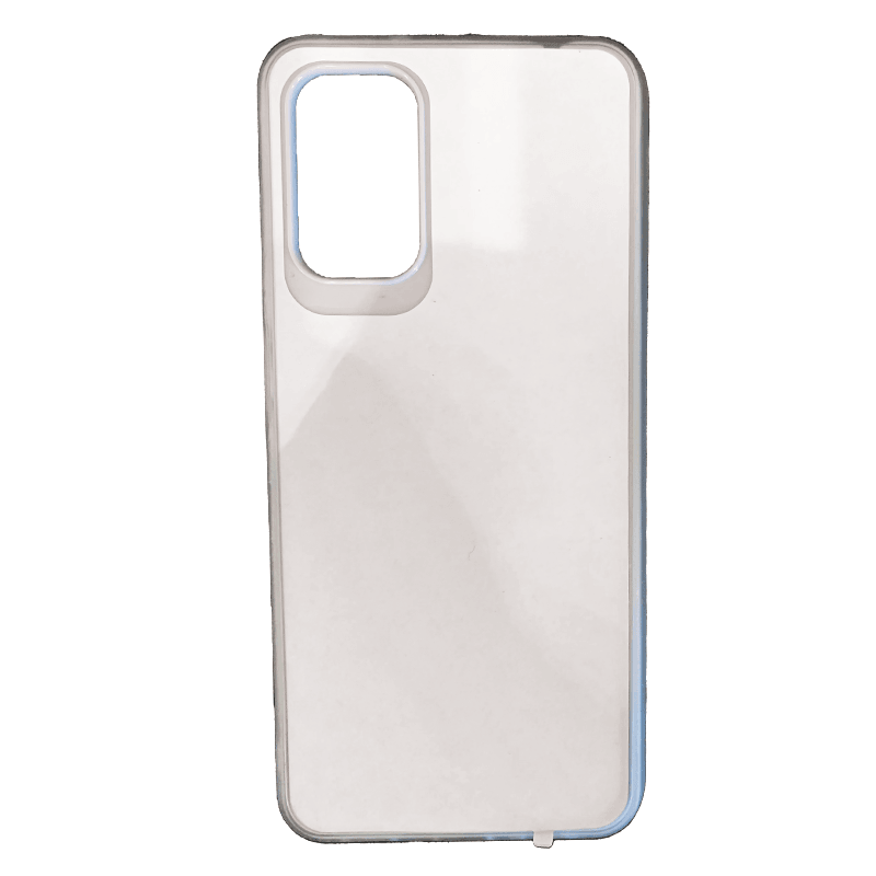 Coque sublimation 2D TPU pour Samsung Galaxy A91, A90 5G, A82, A81, A80, A73, A72, A71, A70, A60, A55, A54, A53, A52S, A51, A50, A42, A41, A40, A35, A34, A33, A32, A31, A30, A25, A24, A23, A22, A21, A20, A15, A14, A13, A12, A11, A10, A9, A8, A7, A6 A5, A3, A2 Core, A05, A04, A03, A02, A01. La plaque arrière en aluminium dédiée à la sublimation permet la personnalisation de la coque.