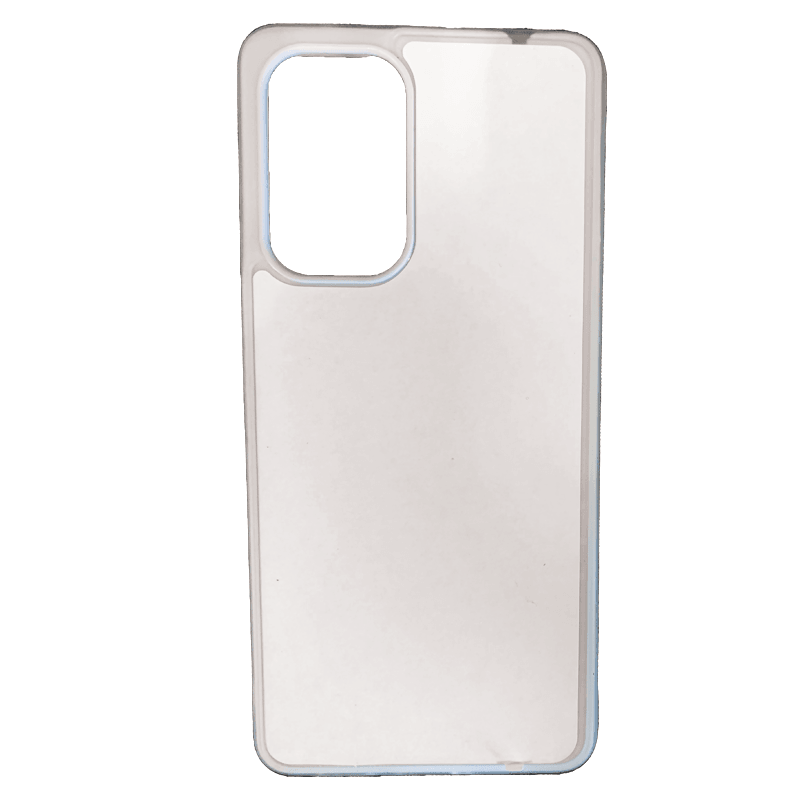 Coque sublimation 2D TPU pour Samsung Galaxy A91, A90 5G, A82, A81, A80, A73, A72, A71, A70, A60, A55, A54, A53, A52S, A51, A50, A42, A41, A40, A35, A34, A33, A32, A31, A30, A25, A24, A23, A22, A21, A20, A15, A14, A13, A12, A11, A10, A9, A8, A7, A6 A5, A3, A2 Core, A05, A04, A03, A02, A01. La plaque arrière en aluminium dédiée à la sublimation permet la personnalisation de la coque.