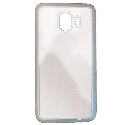 Coque sublimation 2D TPU pour Samsung Galaxy J8, J7, J6 Plus, J6, J5, J4 Prime, J4, J3, J2. La plaque arrière en aluminium dédiée à la sublimation permet la personnalisation de la coque.