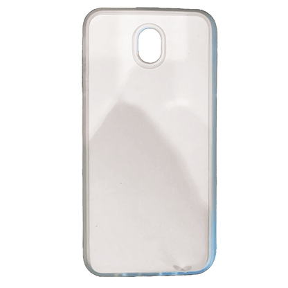 Coque sublimation 2D TPU pour Samsung Galaxy J8, J7, J6 Plus, J6, J5, J4 Prime, J4, J3, J2. La plaque arrière en aluminium dédiée à la sublimation permet la personnalisation de la coque.