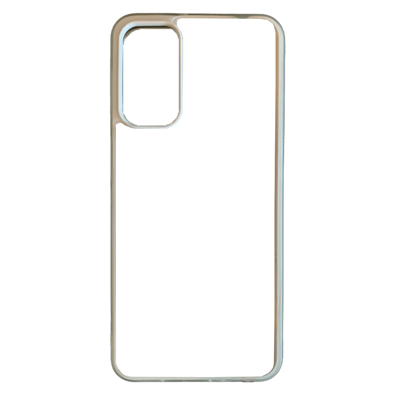 Coque sublimation 2D TPU pour Samsung Galaxy M80S, M60S, M51 M40, M31, M23, M13, M12, M10, M01. La plaque arrière en aluminium dédiée à la sublimation permet la personnalisation de la coque.