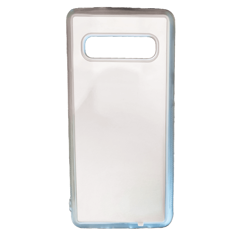 Coque sublimation 2D TPU pour Samsung Galaxy S24 Ultra, S24 Plus, S24, S23, S23 FE, S22, S21, S20, S10, S10 E, S9, S8, S7, S7 Edge, S6, S5 Mini, S5, S4, S3. La plaque arrière en aluminium dédiée à la sublimation permet la personnalisation de la coque.