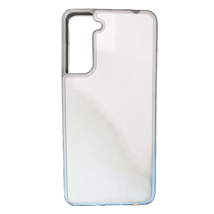 Coque sublimation 2D TPU pour Samsung Galaxy S24 Ultra, S24 Plus, S24, S23, S23 FE, S22, S21, S20, S10, S10 E, S9, S8, S7, S7 Edge, S6, S5 Mini, S5, S4, S3. La plaque arrière en aluminium dédiée à la sublimation permet la personnalisation de la coque.