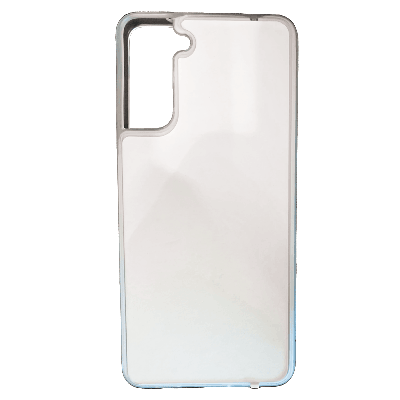 Coque sublimation 2D TPU pour Samsung Galaxy S24 Ultra, S24 Plus, S24, S23, S23 FE, S22, S21, S20, S10, S10 E, S9, S8, S7, S7 Edge, S6, S5 Mini, S5, S4, S3. La plaque arrière en aluminium dédiée à la sublimation permet la personnalisation de la coque.