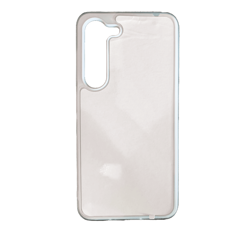 Coque sublimation 2D TPU pour Samsung Galaxy S24 Ultra, S24 Plus, S24, S23, S23 FE, S22, S21, S20, S10, S10 E, S9, S8, S7, S7 Edge, S6, S5 Mini, S5, S4, S3. La plaque arrière en aluminium dédiée à la sublimation permet la personnalisation de la coque.