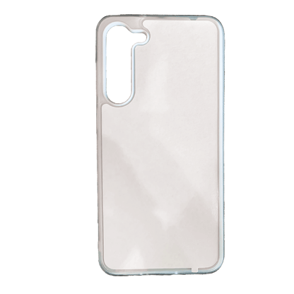 Coque sublimation 2D TPU pour Samsung Galaxy S24 Ultra, S24 Plus, S24, S23, S23 FE, S22, S21, S20, S10, S10 E, S9, S8, S7, S7 Edge, S6, S5 Mini, S5, S4, S3. La plaque arrière en aluminium dédiée à la sublimation permet la personnalisation de la coque.