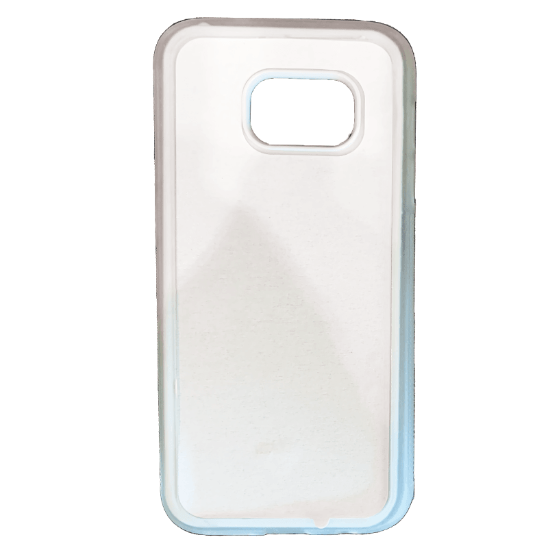 Coque sublimation 2D TPU pour Samsung Galaxy S24 Ultra, S24 Plus, S24, S23, S23 FE, S22, S21, S20, S10, S10 E, S9, S8, S7, S7 Edge, S6, S5 Mini, S5, S4, S3. La plaque arrière en aluminium dédiée à la sublimation permet la personnalisation de la coque.