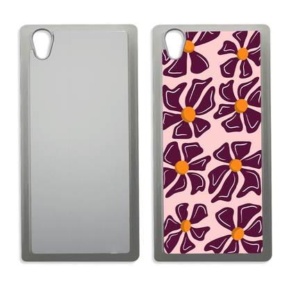 Coque sublimation 2D TPU pour Sony XPeria L3, L2. La plaque arrière en aluminium dédiée à la sublimation permet la personnalisation de la coque.