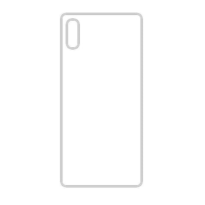 Coque sublimation 2D TPU pour Sony XPeria L3, L1. La plaque arrière en aluminium dédiée à la sublimation permet la personnalisation de la coque.