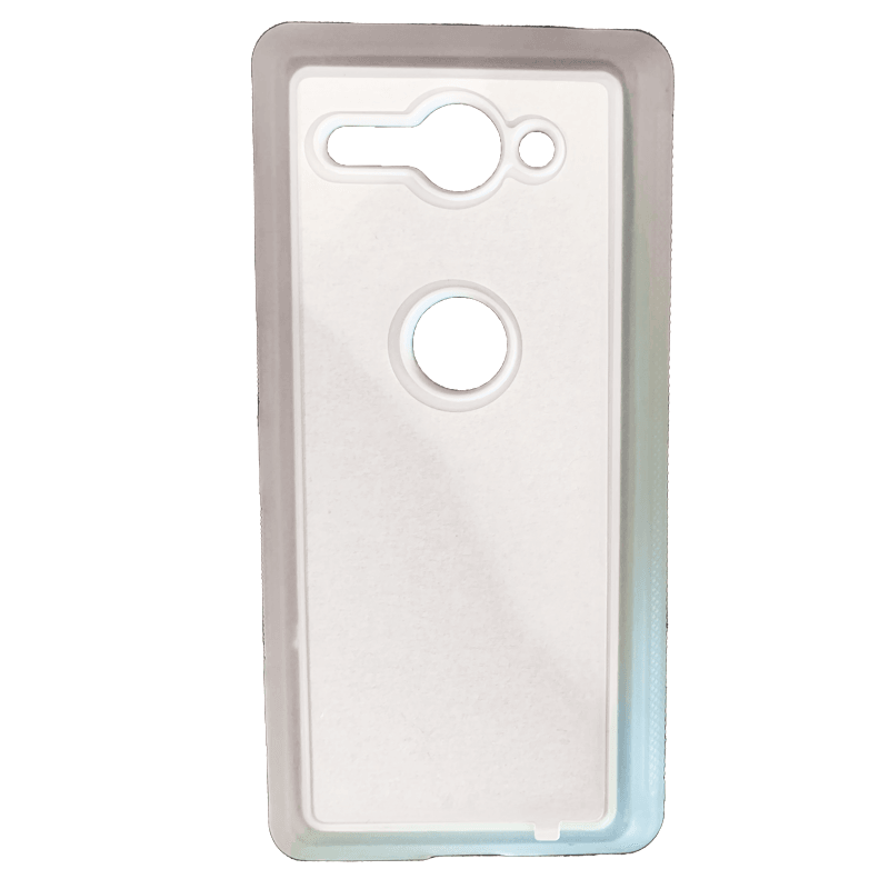 Coque sublimation 2D TPU pour Sony XPeria XZ3, XZ2 Mini, XZ2, XZ. La plaque arrière en aluminium dédiée à la sublimation permet la personnalisation de la coque.