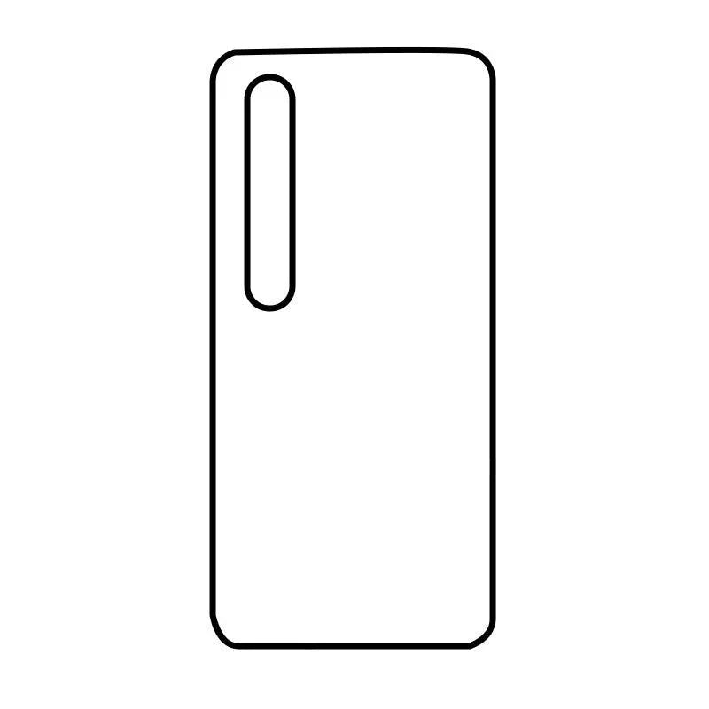 Coque-sublimation.fr Coque Sublimable Xiaomi Mi 10 Pro Coque Sublimation Xiaomi Mi - Contour noir Coque Sublimation Xiaomi Mi - Contour noir