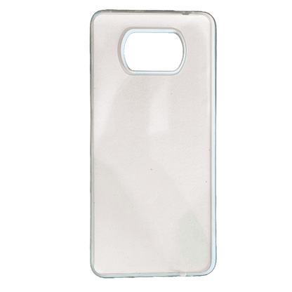 Coque sublimation 2D TPU pour Xiaomi Poco X3 Pro, X3, M3, F3, NFC. La plaque arrière en aluminium dédiée à la sublimation permet la personnalisation de la coque