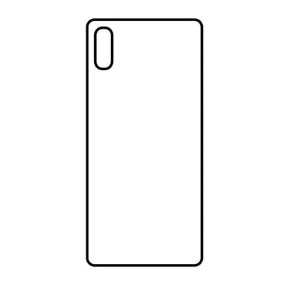 Coque sublimation 2D TPU pour Sony XPeria L3, L2. La plaque arrière en aluminium dédiée à la sublimation permet la personnalisation de la coque.