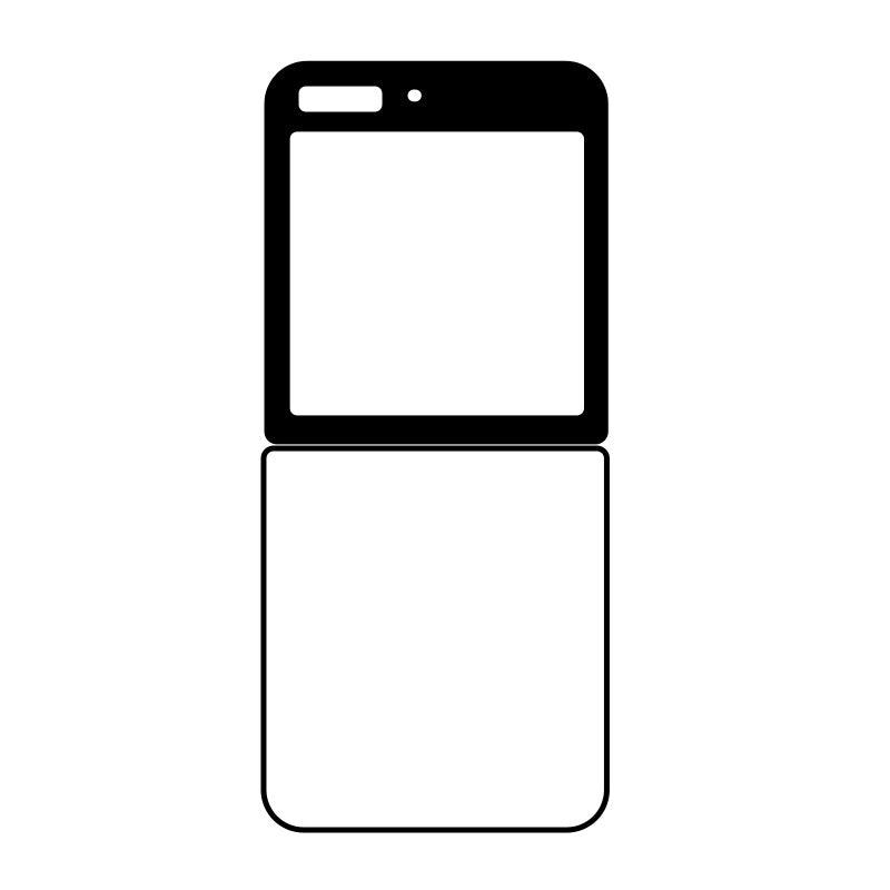 Coque sublimation 2D TPU pour Samsung Galaxy Z Flod 5, Z Fold 4, Z Flip 4, Z Flip 5. La plaque arrière en aluminium dédiée à la sublimation permet la personnalisation de la coque.