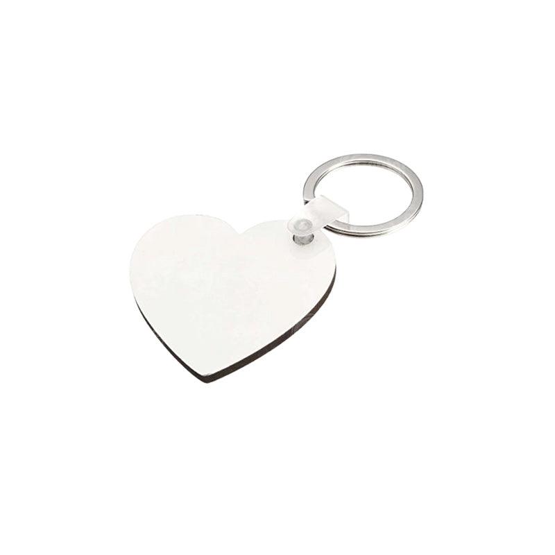 Schlüsselanhänger aus unbehandeltem Holz zum Sublimationsdruck