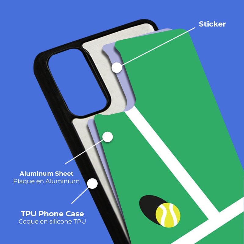 Hülle Sublimation Samsung Galaxy S - Schwarzer Rand