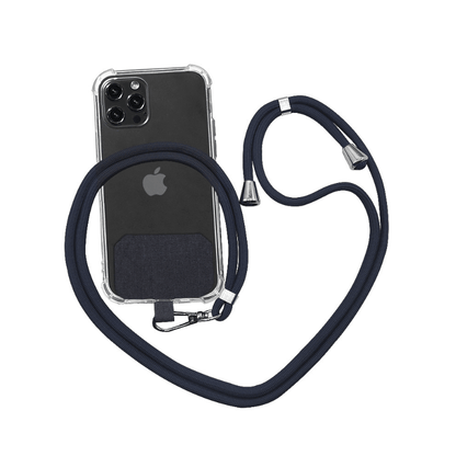 Cordon à insérer sous les coques de téléphone pour maintien autour du cou ou en bandoulière