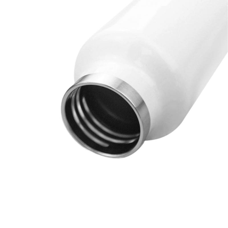 Weißer Trinkflasche mit Griff zum Bedrucken