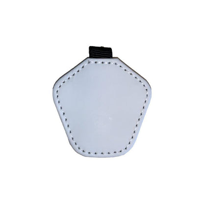 Schlüsselanhänger aus naturbelassenem Leder mit Sublimation aus Kunstleder