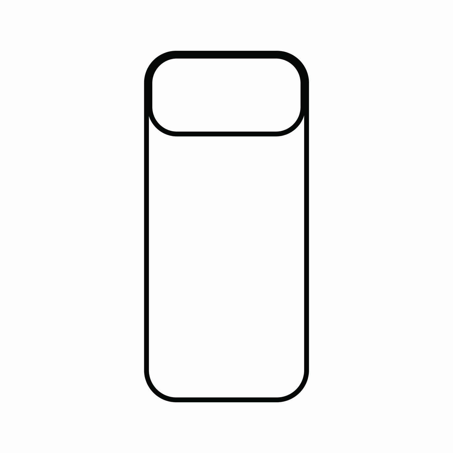 Hülle Sublimation Apple Kompatibel MagSafe - Schwarzer Rand