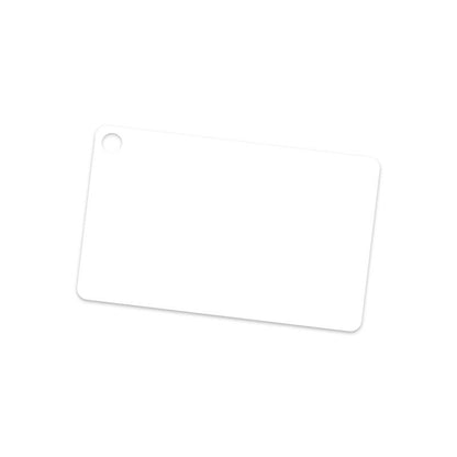 Schlüsselanhänger aus reinem Kunststoff, beidseitig sublimationsbedruckbar