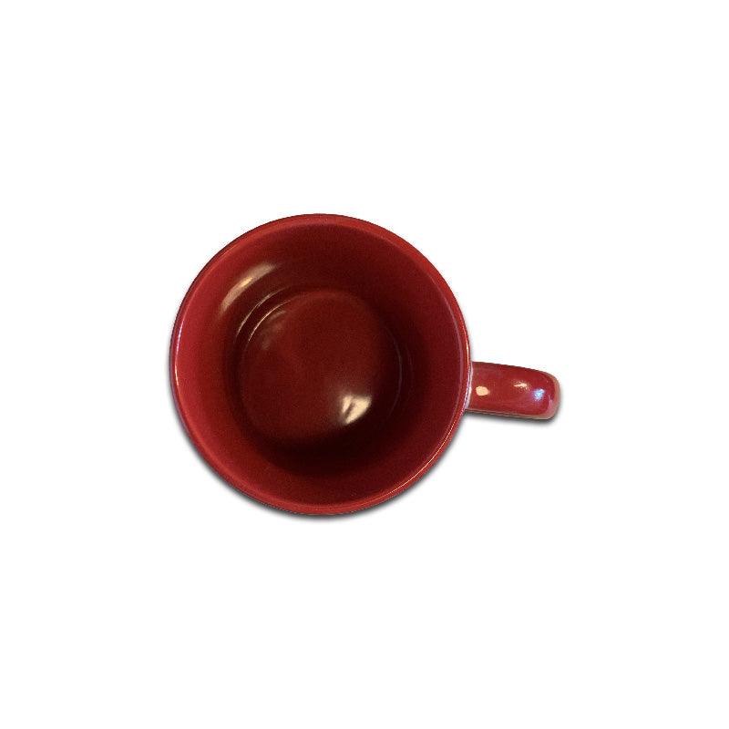 Intérieur mug rouge impression sublimation