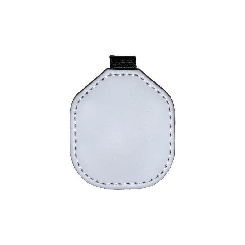 Schlüsselanhänger aus naturbelassenem Leder mit Sublimation aus Kunstleder