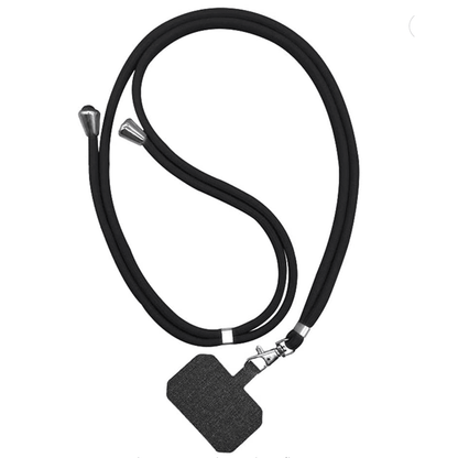 Cordon noir pour téléphone qui s'adapte à toutes les coques
