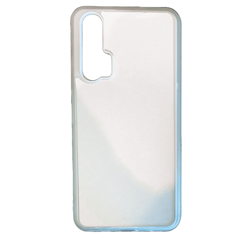 Coque sublimation 2D TPU pour Honor 30 Pro, 30, 20, 20 Lite, 10, 9, 8, 7, 6, 5, View30, View20, View10. La plaque arrière en aluminium dédiée à la sublimation permet la personnalisation de la coque.