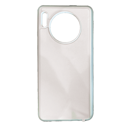 Coque sublimation 2D TPU pour Huawei Mate 40 Pro Plus, 40 Lite, 20 Pro, 20, 10, 9, 8. La plaque arrière en aluminium dédiée à la sublimation permet la personnalisation de la coque.