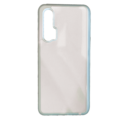 Coque sublimation 2D TPU pour Huawei Nova 7i, 6, 5T, 5iPro, 4, 3 . La plaque arrière en aluminium dédiée à la sublimation permet la personnalisation de la coque.